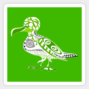 green leaf seagull ecopop Magnet